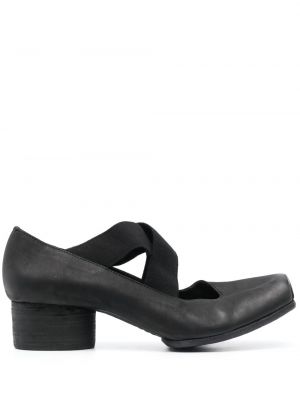 Slip-on полуотворени обувки Uma Wang черно