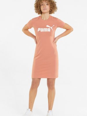 Slim fit šaty Puma ružová