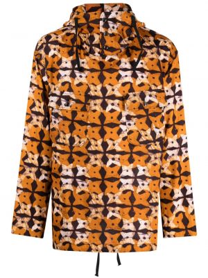 Риза с качулка с принт Engineered Garments оранжево