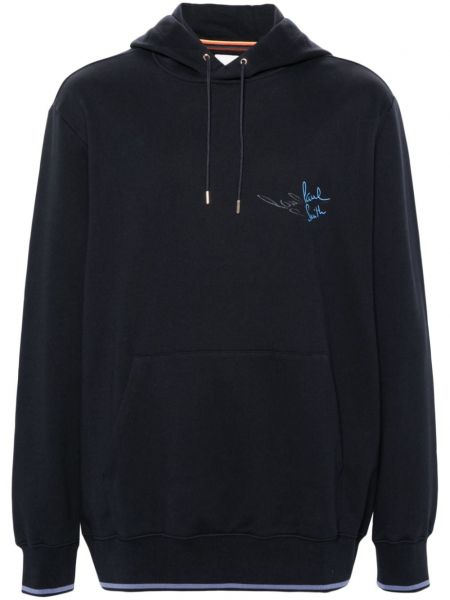 Pamučna dugi sweatshirt s vezom Paul Smith