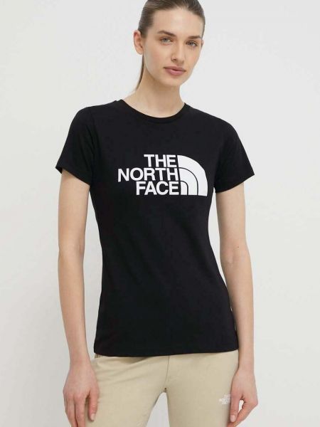 Tricou din bumbac The North Face negru