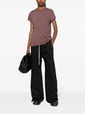 T-shirt en coton Rick Owens Drkshdw violet