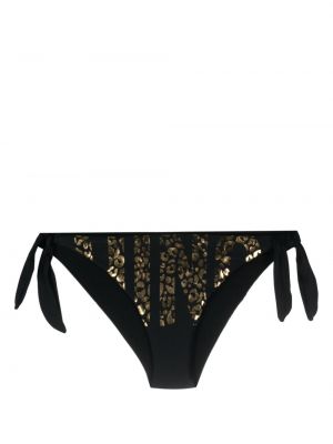 Jacquard bikini mit leopardenmuster Moschino