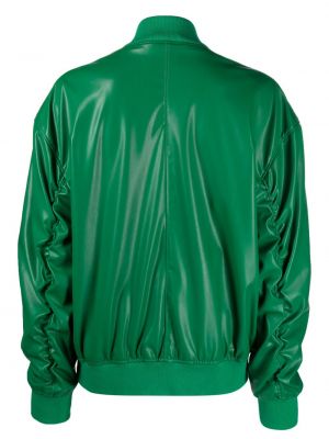 Bomber bunda na zip Hugo zelená