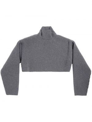 Вълнен пуловер Balenciaga сиво