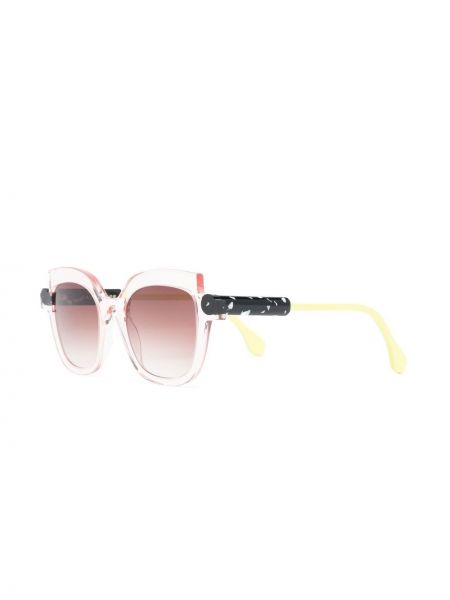 Okulary przeciwsłoneczne oversize Face à Face różowe