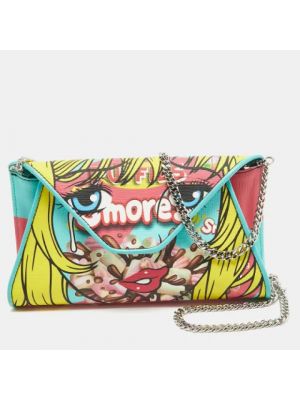 Leder clutch Moschino Pre-owned