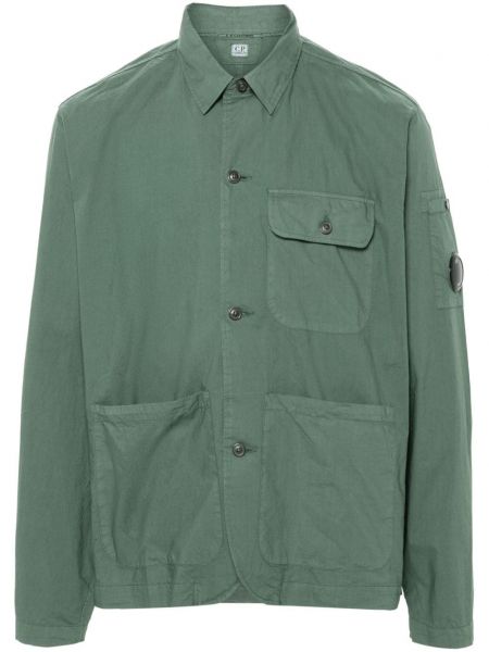 Bombažna srajca C.p. Company zelena