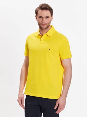Polo marškinėliai Tommy Hilfiger geltona