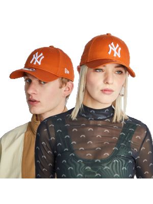 Cappello con visiera New Era arancione