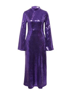 Midi suknele Warehouse violetinė