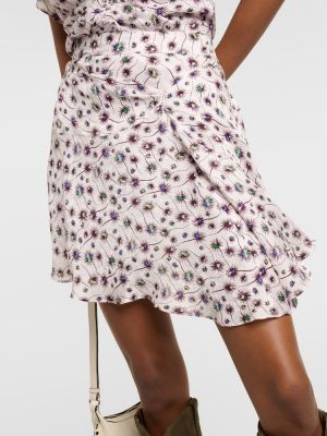 Ασύμμετρη φούστα mini με σχέδιο Isabel Marant