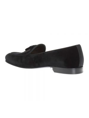 Loafers de ante Dolce & Gabbana negro