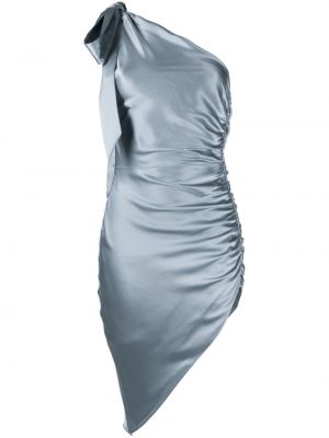 Ασύμμετρη μεταξωτή κοκτέιλ φόρεμα Michelle Mason