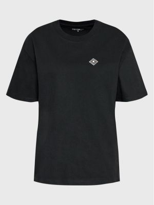 Relaxed fit marškinėliai Carhartt Wip juoda