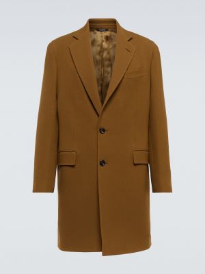 Шерстяное пальто Loro Piana коричневое