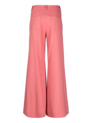 Spodnie Boutique Moschino różowe