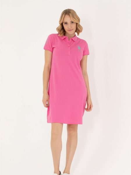 Платье U.s. Polo розовое
