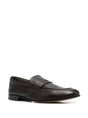 Slip-on nahast loafer-kingad Fratelli Rossetti pruun