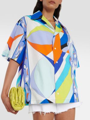 Βαμβακερό πουκάμισο με σχέδιο Pucci