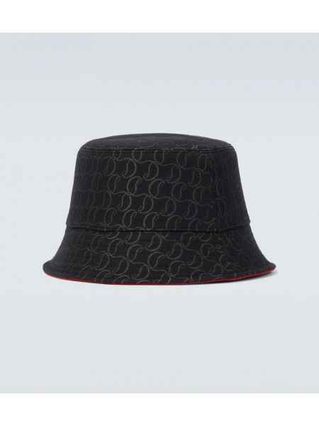 Sombrero Christian Louboutin negro