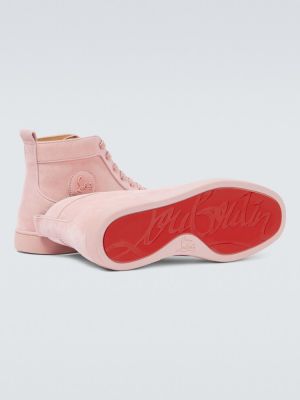 Sneakerși din piele de căprioară Christian Louboutin roz