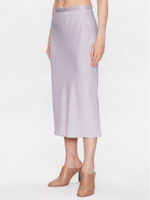 Midi sijonas Calvin Klein violetinė