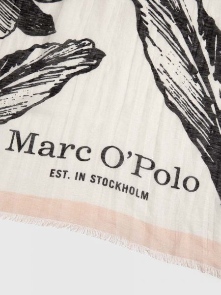 Льняной шарф Marc O'polo белый