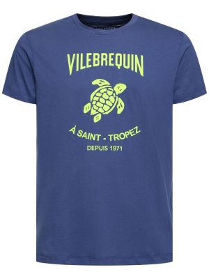 Kokvilnas t-krekls ar apdruku džersija Vilebrequin
