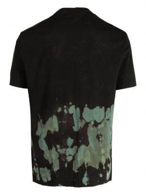 Kokvilnas t-krekls Stain Shade melns
