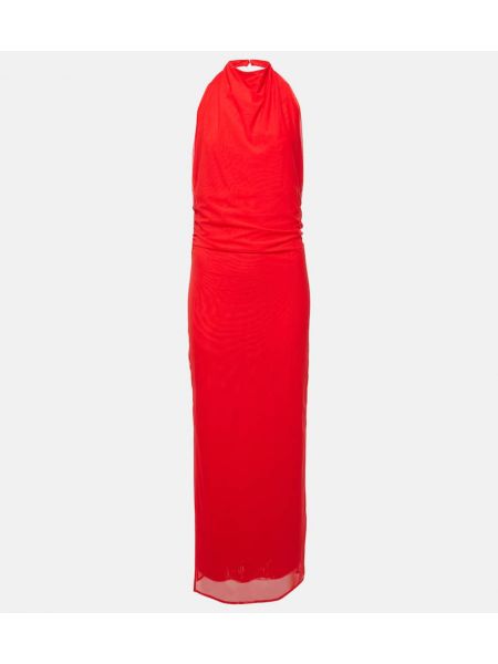 Μίντι φόρεμα από διχτυωτό Sir κόκκινο