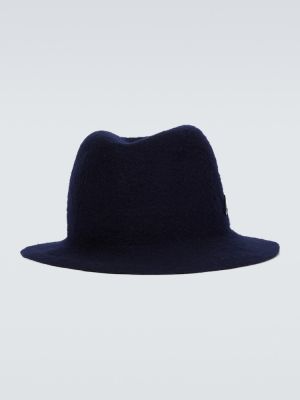 Вълнена шапка от филц Junya Watanabe синьо