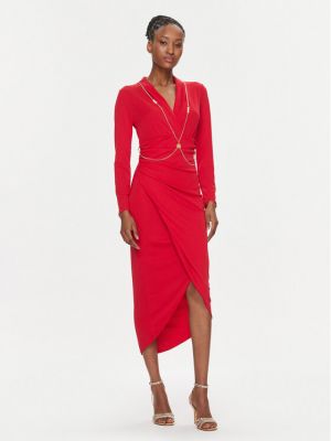 Priliehavé šaty Rinascimento červená