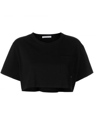 Marškinėliai Alexander Wang juoda