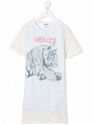 Košilové šaty Kenzo Kids - Bílá