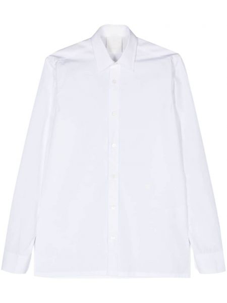 Puuvillased tikitud särk Givenchy valge