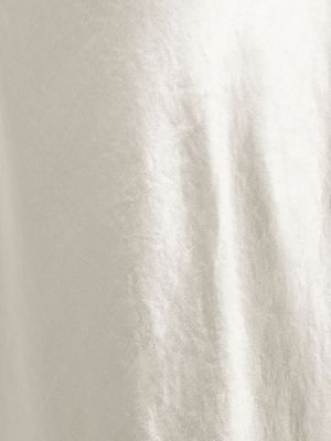 Falda midi de raso Max Mara beige
