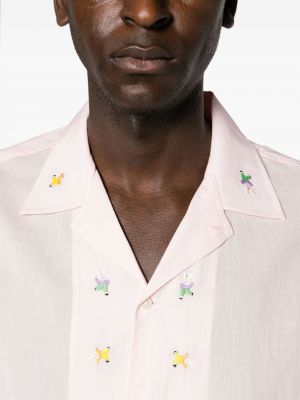 Siuvinėta marškiniai Bode rožinė