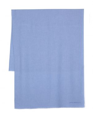 Sciarpa in tessuto jacquard Emporio Armani blu
