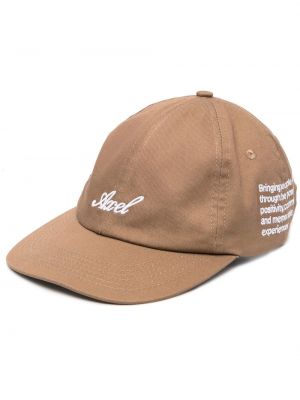 Brodert cap Axel Arigato brun