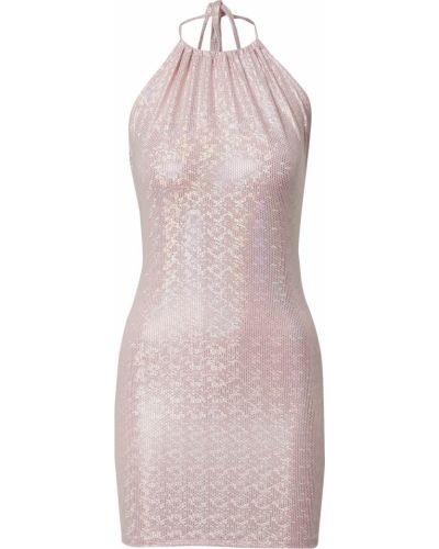 Κοκτέιλ φόρεμα Monki ροζ