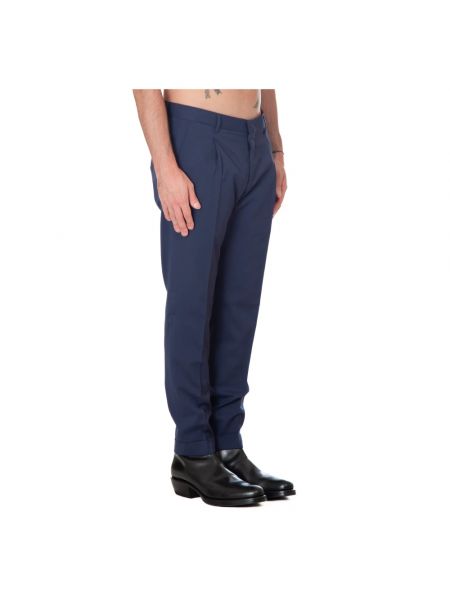 Pantalones plisados elegantes Briglia azul