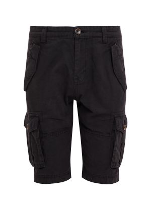 Pantalon cargo Threadbare noir