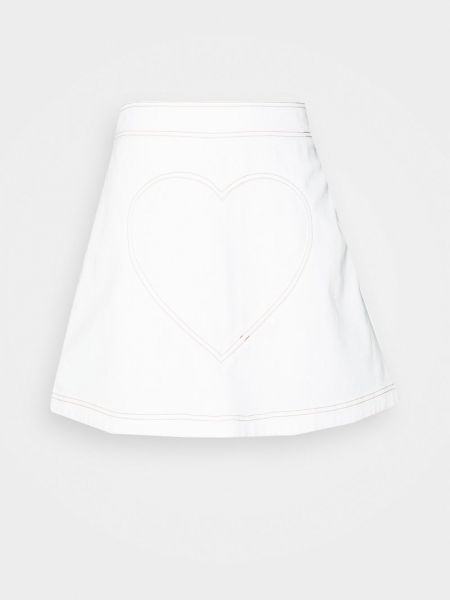 Mini spódniczka Love Moschino biała