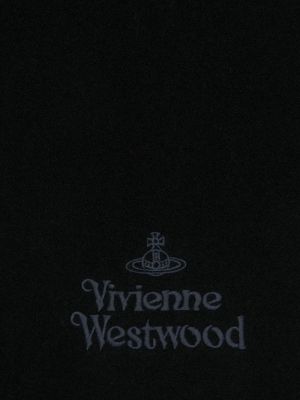 Šál s třásněmi Vivienne Westwood černý