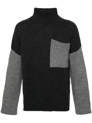 Плетен пуловер Jw Anderson сиво