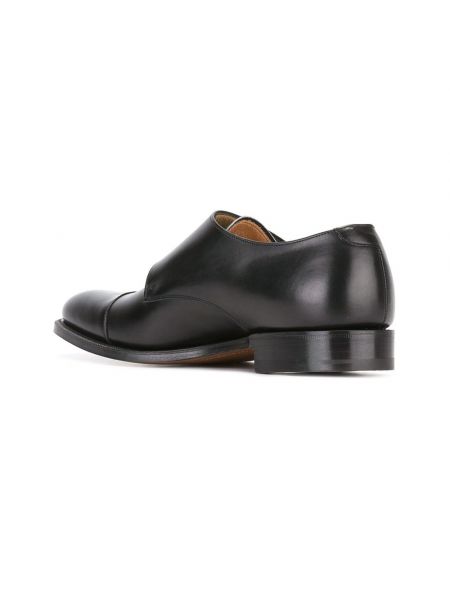Zapatos monk de cuero Church's negro