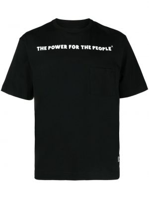 T-shirt The Power For The People svart