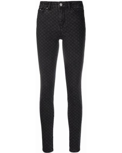 Skinny fit-jeans Karl Lagerfeld svart