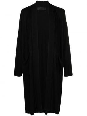 Плетено палто с драперии Atu Body Couture черно
